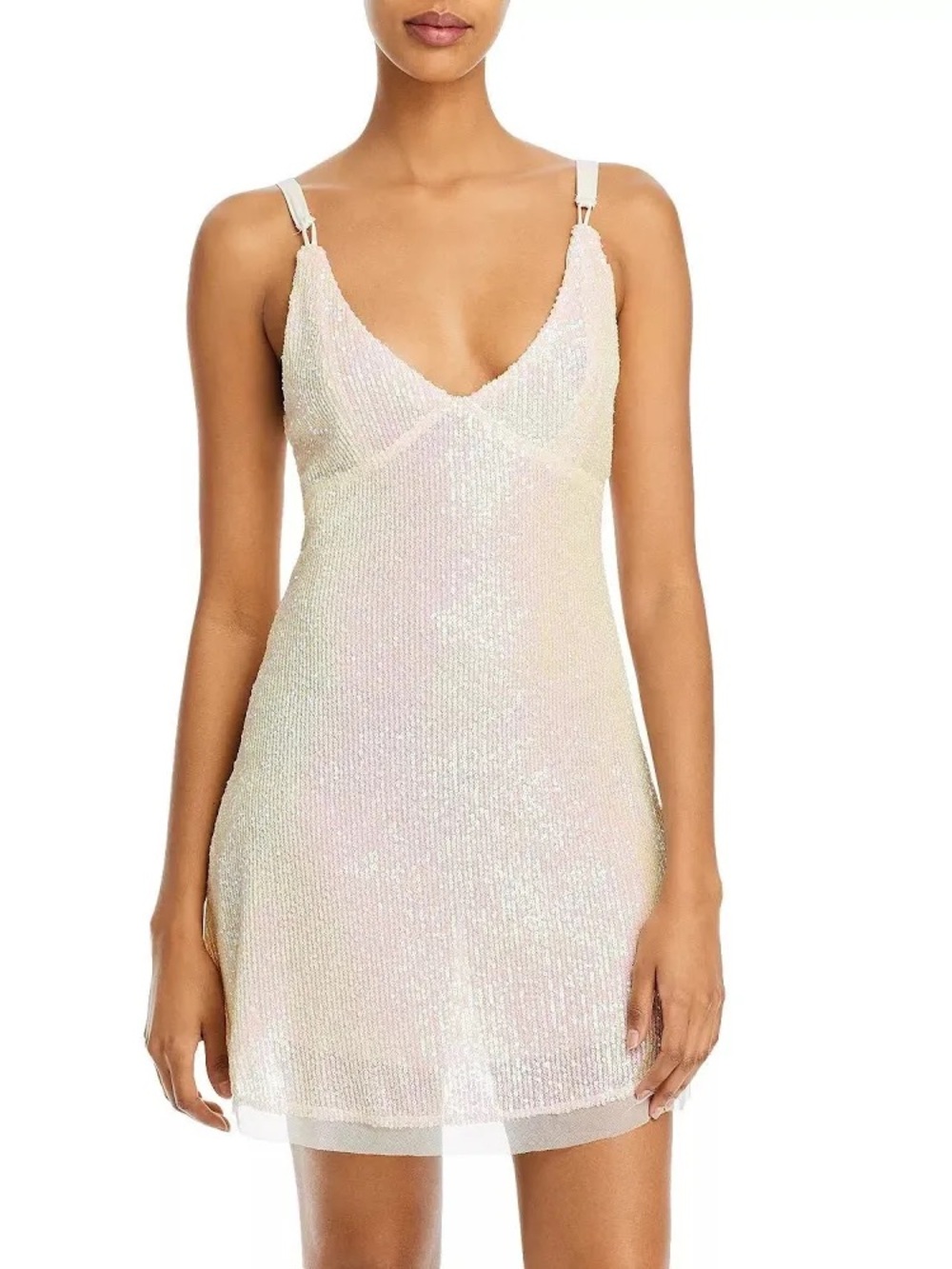 Free People Gold Rush Dress Iridescent Sequin Dress